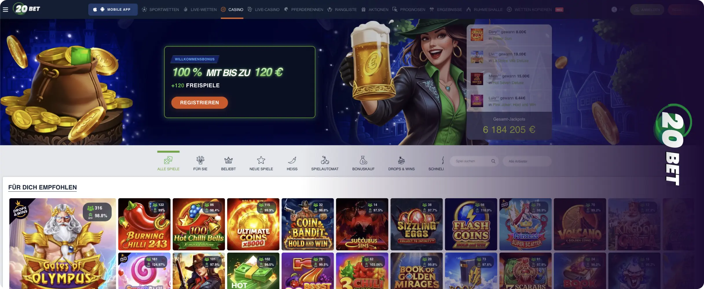 20Bet Gaming-Plattform 20Bet Gaming-Plattform